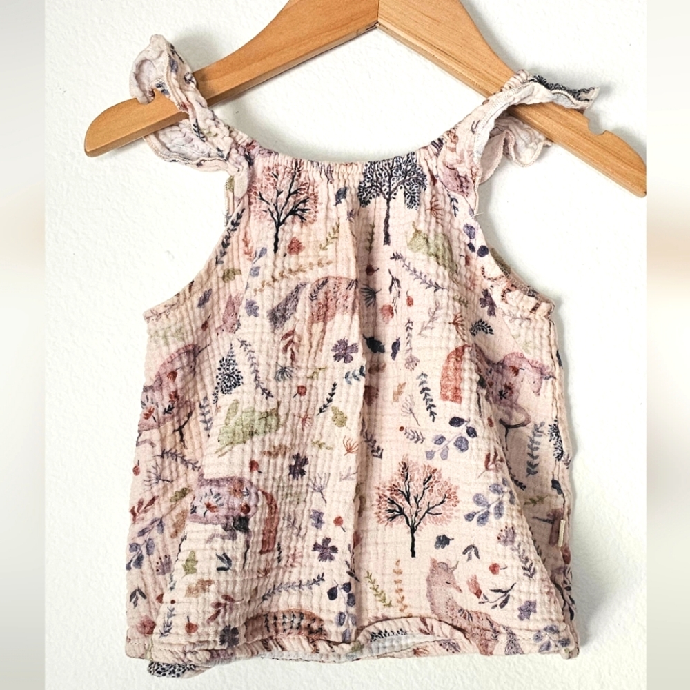Kids' Nature Print Sleeveless Top